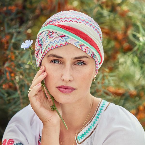 Huvudbild Huvudbonad HocShakti turban Printed