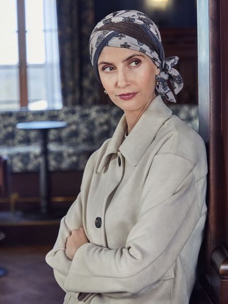 Hovedbilde Hodeplagg HocBeatrice Turban w. Ribbons 