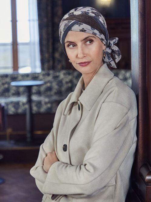 Hovedbilde Hodeplagg HocBeatrice Turban w. Ribbons 