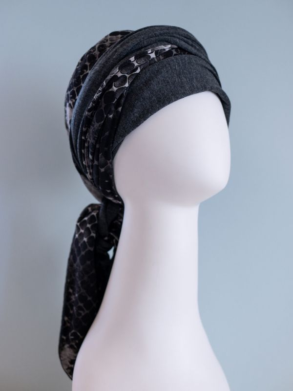 Hodeplagg Reversible Softie wrap print