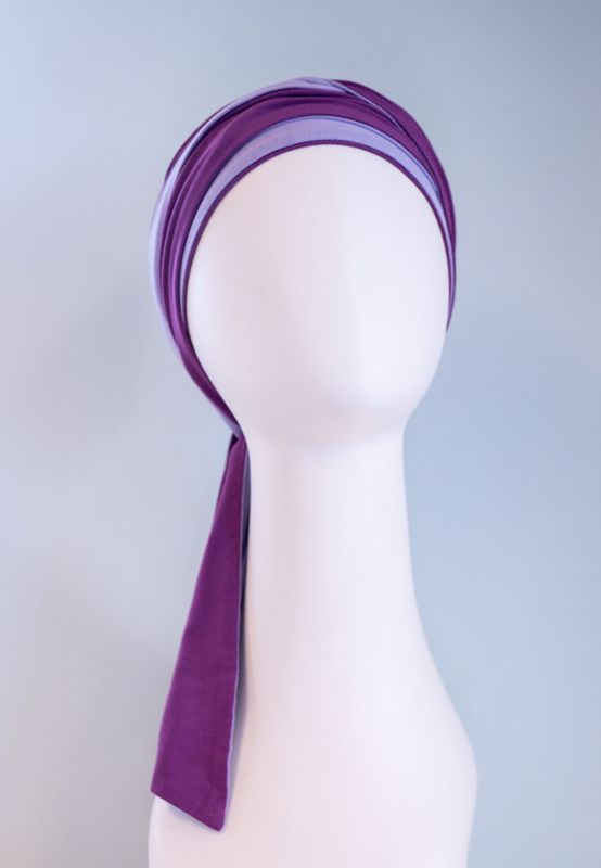 Hodeplagg Reversible Softie Headscarf solid