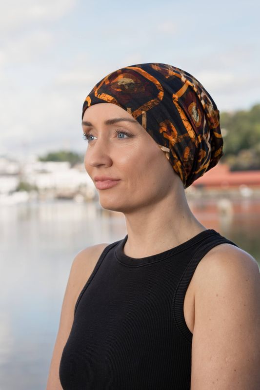 Hodeplagg Softie Boho Beanie  print