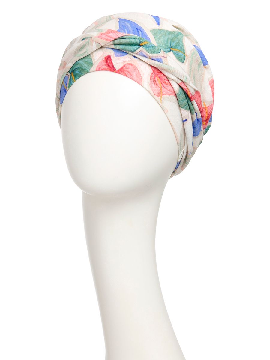 Hodeplagg Shakti Turban Printed linen 