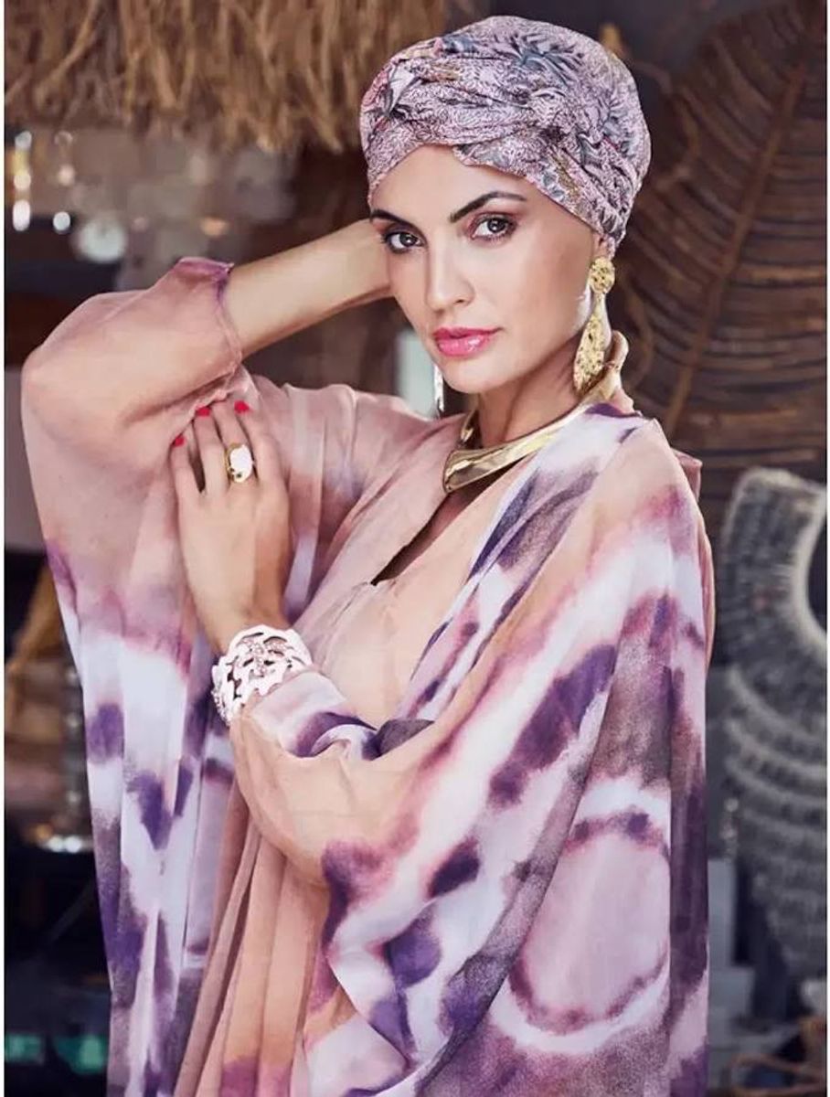 Hodeplagg Amber Boho Turban - 